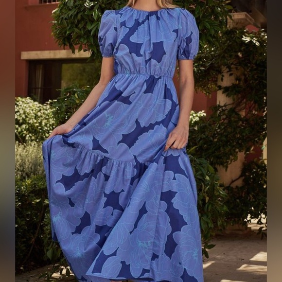 Skyline Floral Becca Tiered Maxi Dress